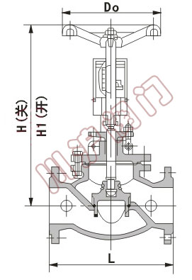 KPF型平衡阀结构图